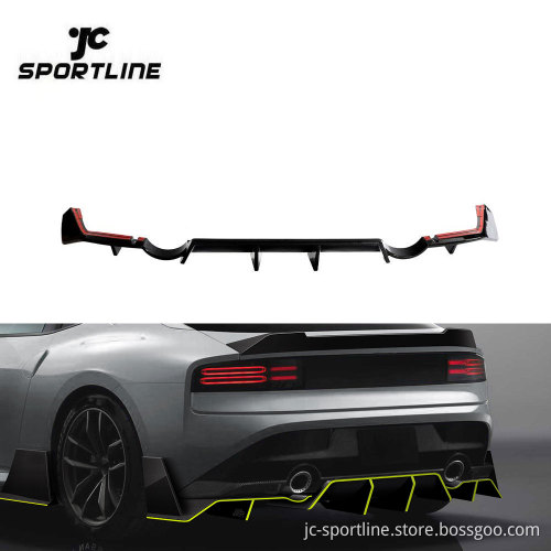 Custom Design 400Z Rear Bumper Lip - Dry Carbon Fiber for Nissan Z 400Z RZ34 (2023)